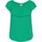Ichi Blouse With Short Sleeve - Holly Green