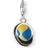 Thomas Sabo Sweden Student’s Cap Charm Pendant - Silver/Multicolour