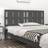 vidaXL grey, 165.5 Solid Wood Pine Bed Bed Headboard