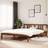vidaXL Bed Frame Honey Brown Solid 5FT