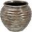 BigBuy Garden Elegant Ceramic Planter 39 x 39 x 37 cm in Silver