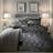 Soiree Belfort Ogee Jacquard Duvet Cover Grey