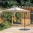 Gallery Direct Outdoor Vivek 3m Cantilever Parasol Cream