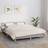 vidaXL 220x240 stof Tyngdedyne Beige, Hvid