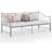 vidaXL sengestel udtræksseng metal Sofa 3 personers