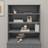 vidaXL Dark Grey Highboard Hamar Top 90 x 30 x 100 cm Sideboard