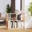 vidaXL 80x25x70 massivt fyrretræ Bogreol