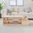vidaXL 120x50x40,5 massiv Soffbord