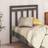 vidaXL grey, 106 Solid Pine Bed Headboard