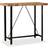 vidaXL 120 x 60 x 107 cm Massivt Genbrugstræ Barbord 60x120cm