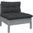 vidaXL Midterdel havesofa Modulsofa