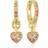 Sif Jakobs Caro Creolo Earrings - Gold/Multicolour