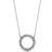 Pandora Circle of Sparkle Necklaces - Silver/Transparent