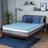 Sure2Sleep 2 Inch Gel Swirl Polyether Matress 134.62x187.96cm