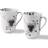 Royal Copenhagen Black Fluted Mega Mugg 32.5cl 2st
