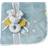 Fehn Blanket with bat mascot 13 cm [Levering: 6-14 dage]