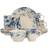 Elama Traditional Dessert Rose Dinner Set 16pcs