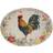 Certified International Floral Rooster Oval Platter Serveringsfat