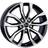 Autec Schwarz poliert 7.5x17 5x114.3 ET40