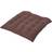 Homescapes Plain Seat Pad Chair Cushions Brown (40x40cm)