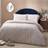 Hoem Abstract Rich Reversible Duvet Cover Beige, Brown, Natural
