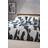 Hoem Meta Abstract Geometric Rich Duvet Cover Black, Blue, Grey