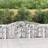 vidaXL Buede Gabionkurve 400 x 30 x 100 cm Set of 3 Krukke