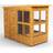 power 4x8 Pent Double Door Potting Shed (Building Area )