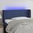 vidaXL LED-lys stof Sengegavl