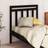 vidaXL Black Solid Wood Pine Headboard