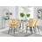 Furniturebox Mustard Kylo Dining Set