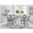 Furniturebox Grey Kylo Dining Set