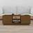 vidaXL honungsbrun 100x50x35 Soffbord