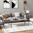 vidaXL grey sonoma, 80 1/2x Coffee Table