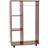 Homcom Rolling Open Wardrobe Book Shelf