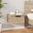 vidaXL Wall-mounted Cabinet Sonoma Bedside Table