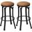 Homcom Set 2 Cloth Bar Stool 2pcs