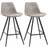 Homcom Set Of 2 Vintage Bar Stool 2pcs