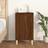 vidaXL brown oak, 1/2x Bedside Table