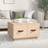 vidaXL Brown Solid Wood Pine Coffee Table