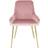 Home Garden Direct Hamilton Titanium Golden Plated, Set 2 Kitchen Chair