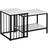 Homcom Modern White Coffee Table 52x45cm 2pcs