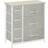 Homcom Organizer Light Grey Chest of Drawer 63.5x71cm