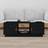 vidaXL Svart 100 x 50 x 35 cm Soffbord