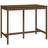 vidaXL 140 x 80 x 110 cm Massivt Fyrretræ Gyldenbrun Barbord