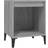 vidaXL Grey sonoma, cabinet 1/2x Bedside Table 35x40cm