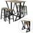 SoBuy Half-folded Bar Table 2pcs