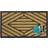 JVL Square Pattern Comfort Scraper Entrance Black, Natural