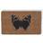 Homescapes Admiral Butterfly Coir Red, Natural