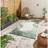 Think Rugs 200x290cm Miami 19435 Leaf Green, Beige, White